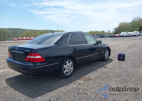 2005 Lexus Ls 430 z USA, uszkodzony, nr VIN JTHBN36F450174540